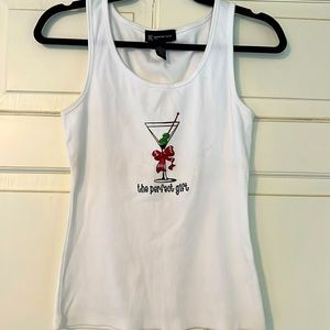 INC holiday tank top